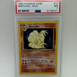 1999 POKEMON JAPANESE BASE NINETALES HOLO FOIL CGS 9 C STORE NAME MORE READ