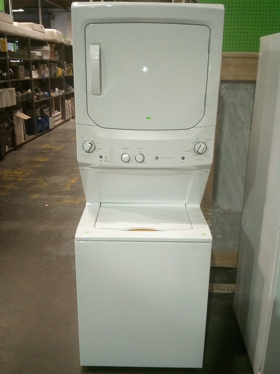 GE stackable washer and dryer