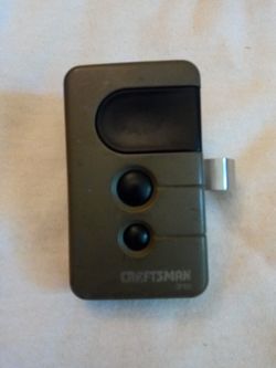 CRAFTSMAN REMOTE OPENER DOOR GARAGE