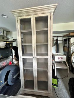 Mesh Standing Bookcase Cabinet