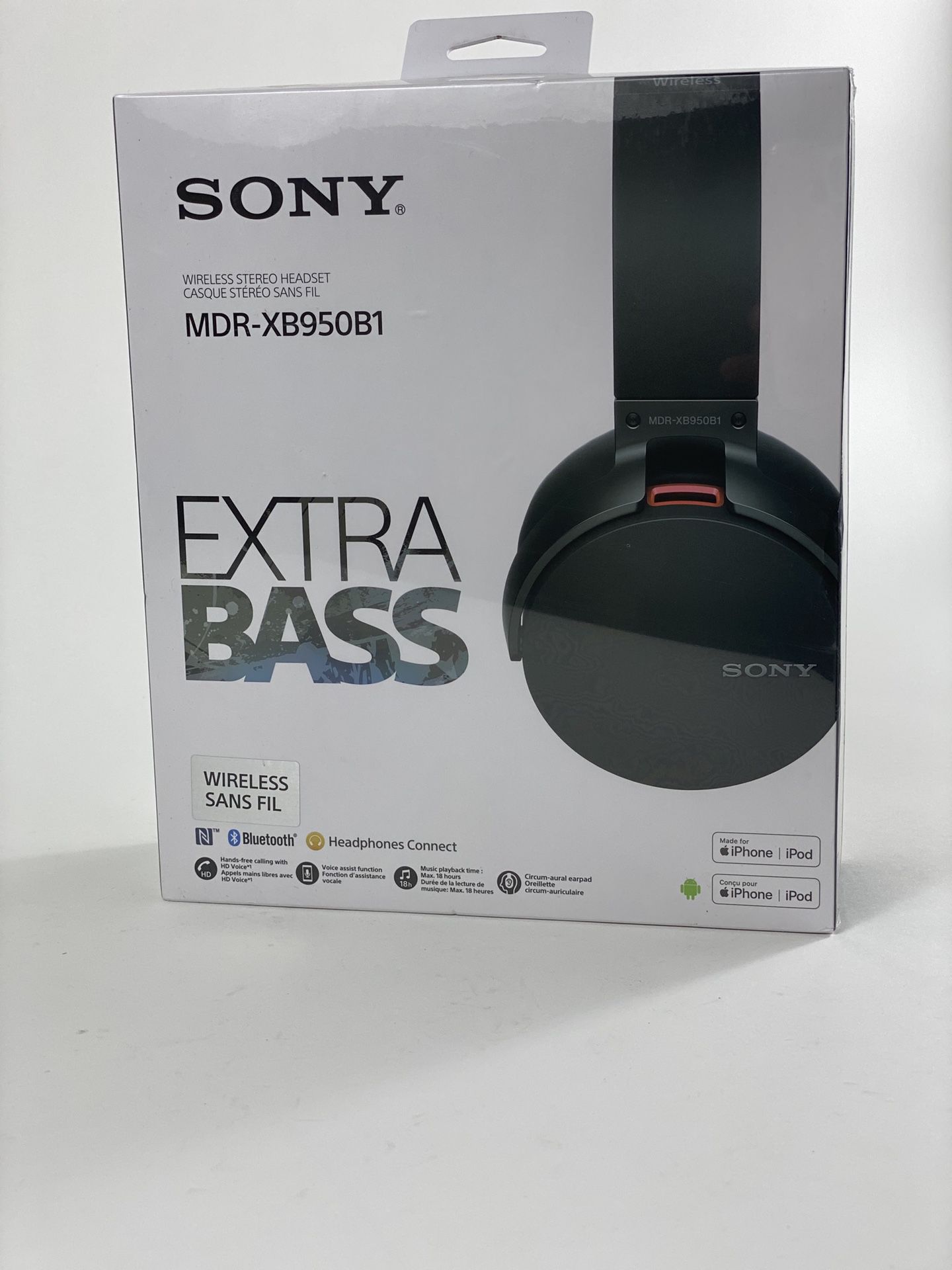 Sony Extrabass Bluetooth Wireless Headphones MDR-XB950B1