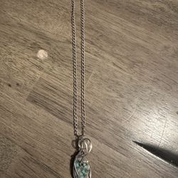 925 SILVER NECKLACE WITH CHARM PERFECT CONDITION NEW CADENA DE PLATA PERFECTO CONDITION NUEVA CON DIJE