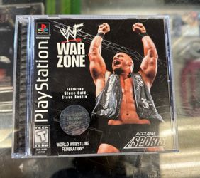 WWF War Zone (Sony PlayStation 1, 1998) COMPLETE WITH MANUAL