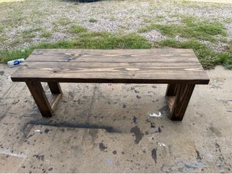 Farmhouse Bench Dark Walnut (4ft)