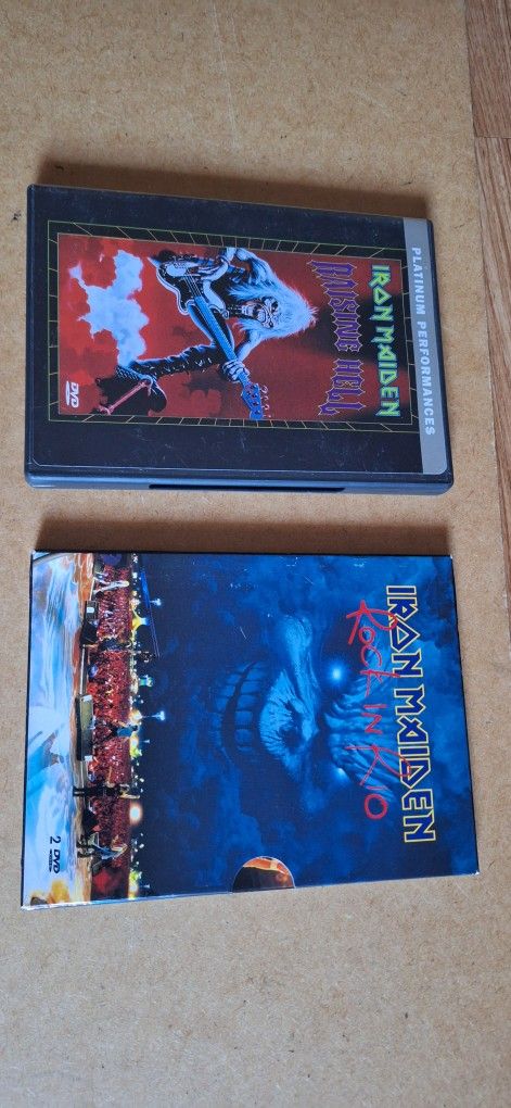 IRON MAIDEN DVDS CONCERT 