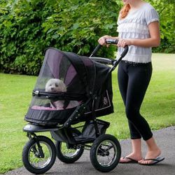 Pet Gear DOG stroller-black & Pink