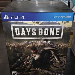 Days Gone Collector's Edition Brand New Never opened PS4 PS5 Deluxe playstation steelbook statue