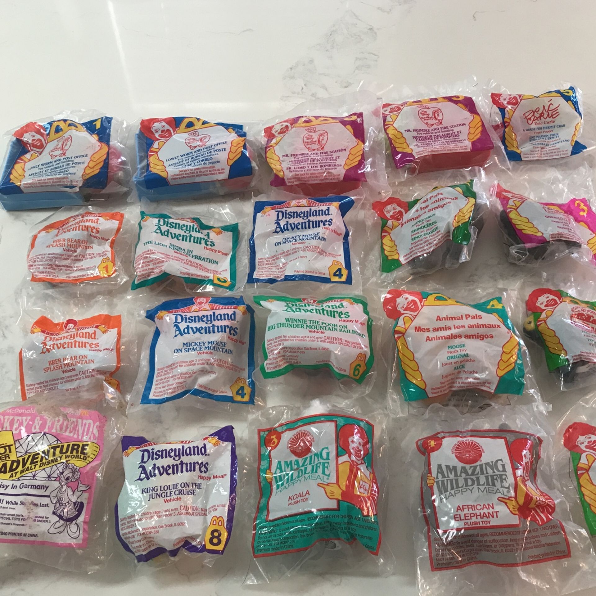 Vintage McDonald’s Unopened Happy Meal Toys