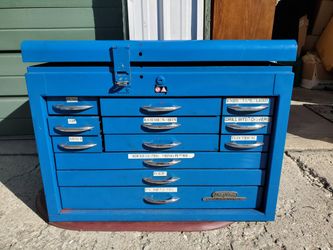 Dayton toolbox with tools