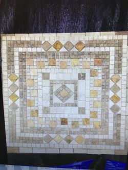 Stone medallions and borders for sale