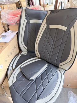 2 front car sets cover （gary/black）