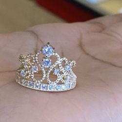 Anillo Sólido De 14 Kt 💓size 7