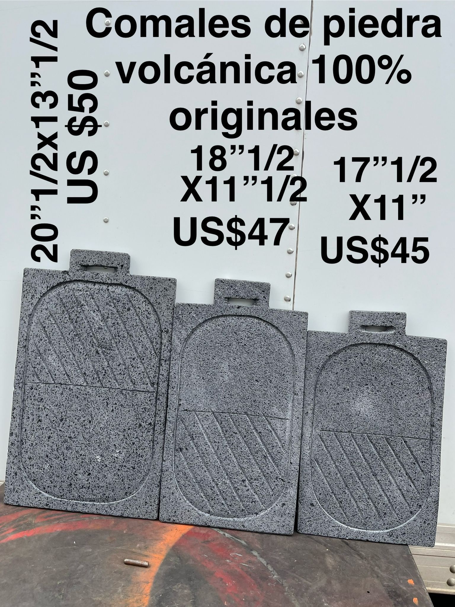 Comales De Piedra Volcánica Para Azar Carne O Diferentes Cosas