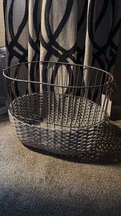 Decorative metal basket new with tags