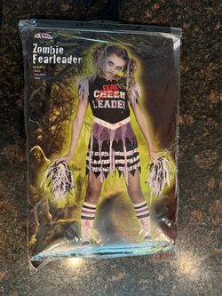 Girls Zombie Cheerleader Costume