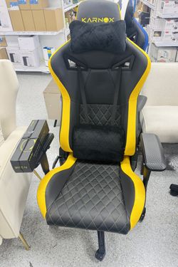 Racing PC Chair Yellow and Black X0023RXY6V