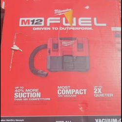 Milwaukee M12 Fuel  1.6 gallon wet dry vac tool only