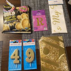 New Good 4 And 9 Birthday Candles Light Up Balloons