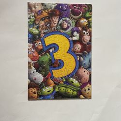 STILL IN PLASTIC TOY STORY 3 PROMO 12"X8" PUZZLE TWO-SIDED