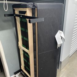 Foldable Gray Futon Couch