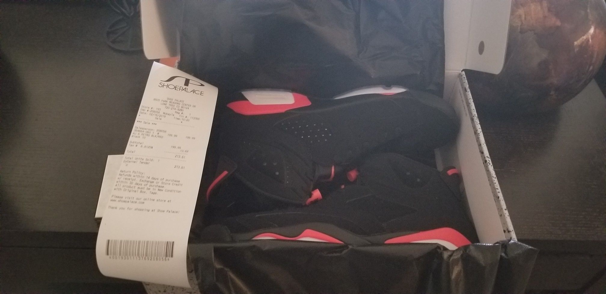 2019 Air Jordan Retro 6 Infrared