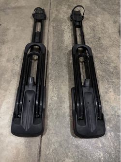 Two Yakima Highroad bike racks.