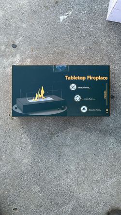 Table Too Fire Place New Unopened