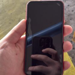iPhone 11 128GB Product Red Unlocked Cracked Back Only