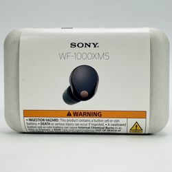 Sony WF-1000XM5 Wireless Bluetooth Noise-Canceling In-Ear Earbuds Black New Box