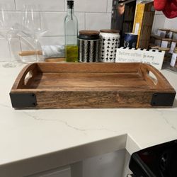 Wooden Coffee Table Tray