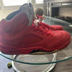 Red air Jordan sneakers