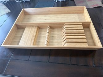 Bamboo Kitchen Drawer Knife Block Insert - IKEA VARIERA