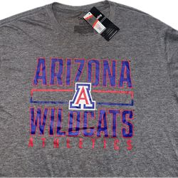 Arizona Wildcats Gray T Shirt Mens XL New With Tags Captivating Brand