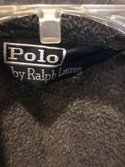 Men’s Polo blue pony fleece XXL