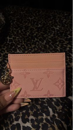 Pink card holder