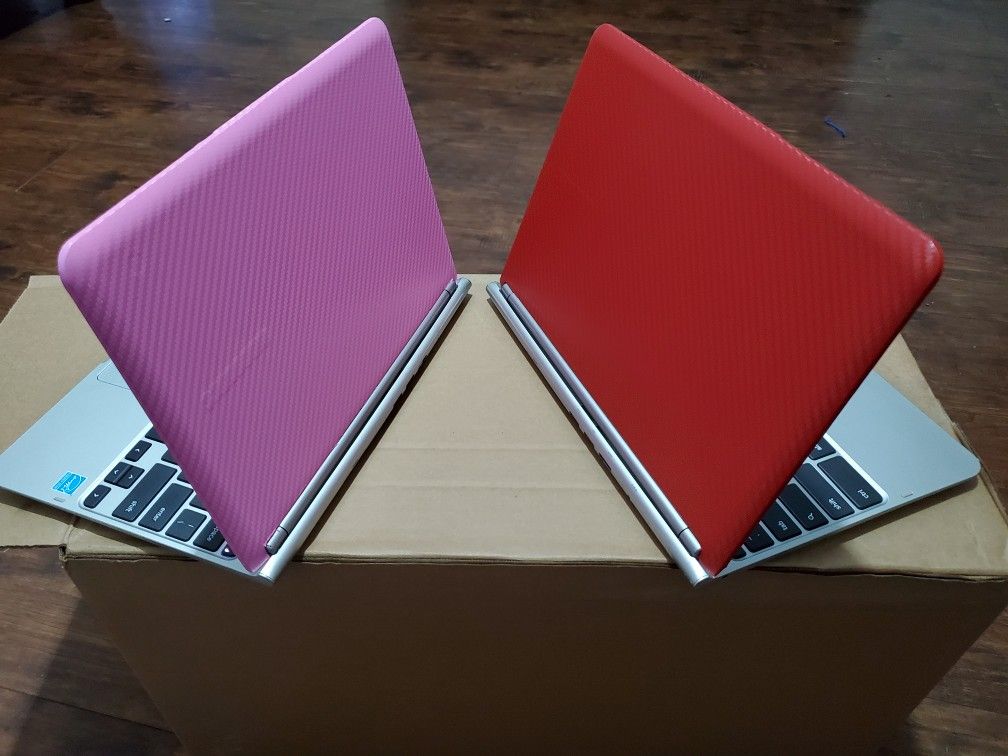 LAST PINK N RED SAMSUNG CHROMEBOOK LAPTOP