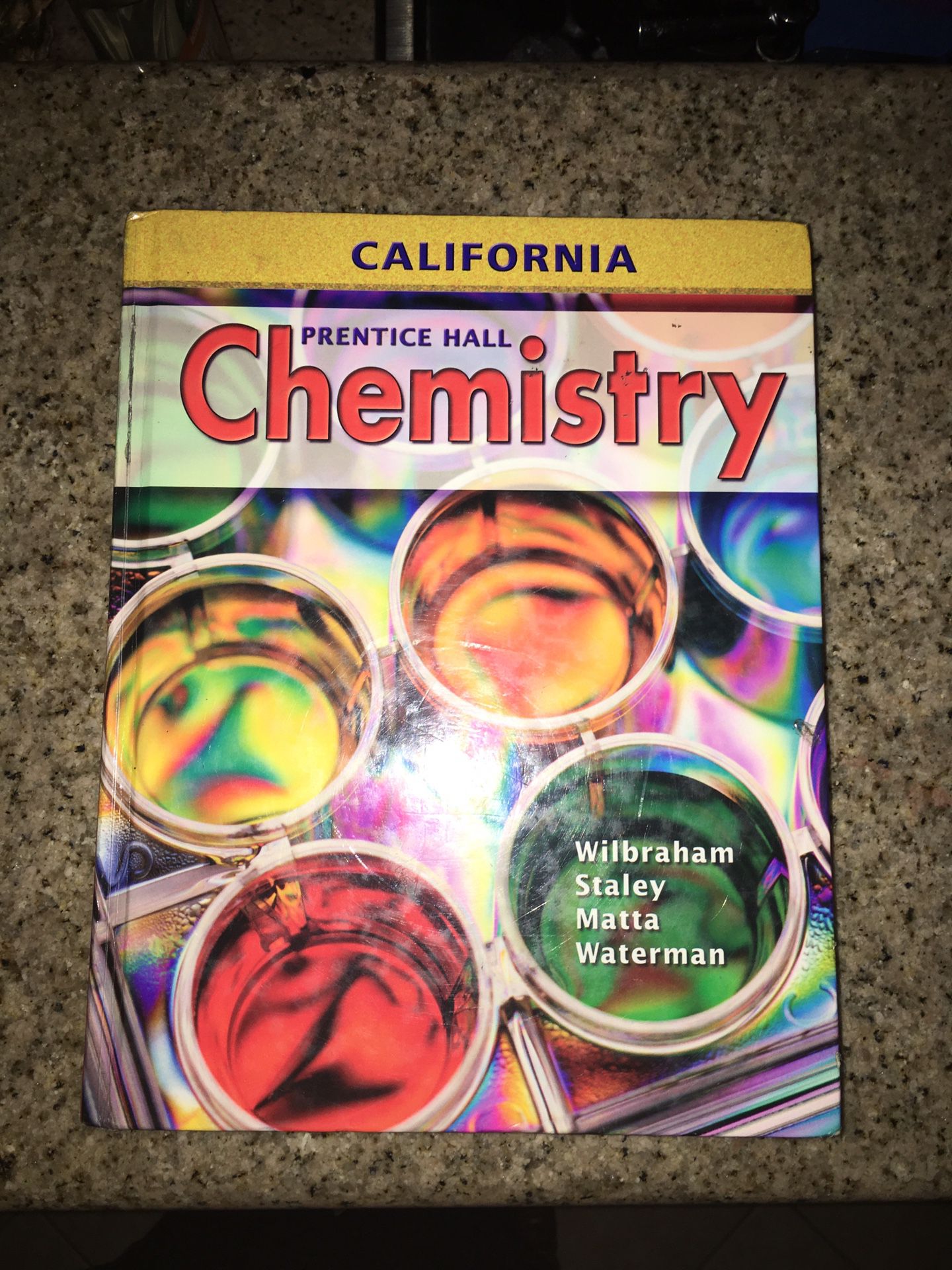 California Chemistry Textbook (hardcover)