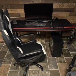 Gaming Computer , With Chair And Table 