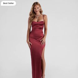 Maroon Formal Dress