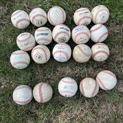 20 Baseballs Total - 15 Are Safety Balls