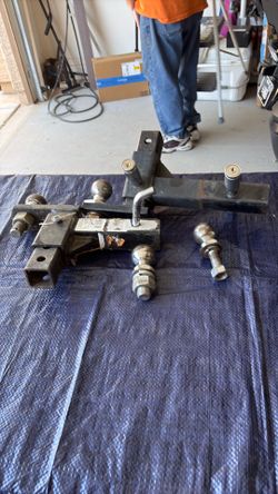 Assorted hitches and balls