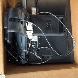 Computer Monitors And Keyboard 