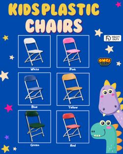 Kids Plastic Folding Chairs 