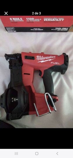 Milwaukee
M18 FUEL 18-Volt Lithium-Ion Brushless Cordless Coil Roofing Nailer (Tool Only)