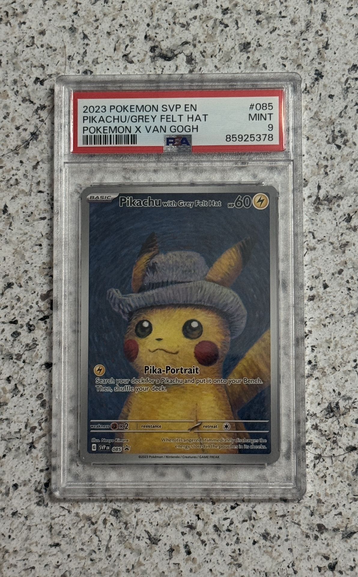 Pikachu Grey Felt 