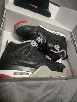 Air Jordan 4 Bred Reimagined ‼️size 6.5y Size 6 Uk Great condition! 80$‼️OR BEST HMU.