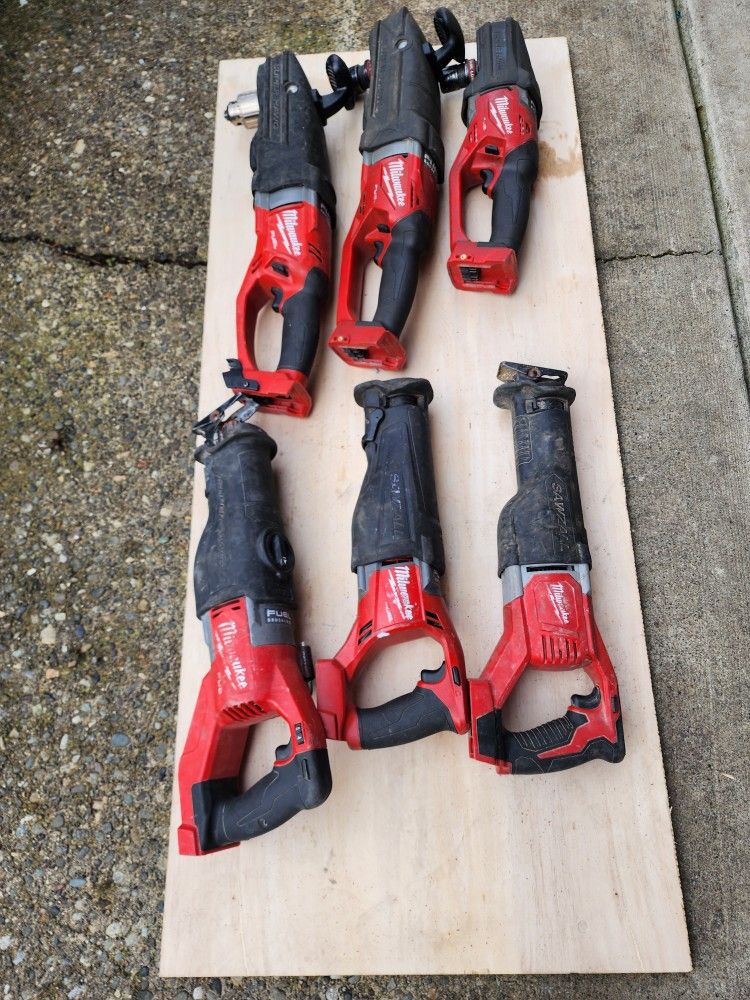 Milwaukee M18 Superhawgs& Sawzalls for Sale in Kent, WA OfferUp