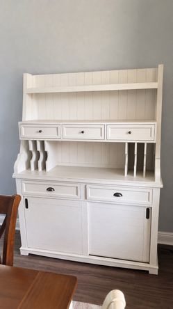 All wood hutch