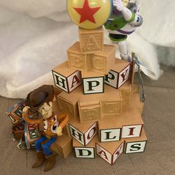Disney Popcorn Bucket For Holidays Toy Story Christmas Pixar For Collectors