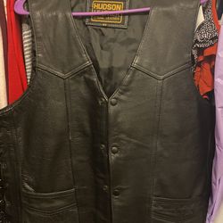 Hudson Leather Vest